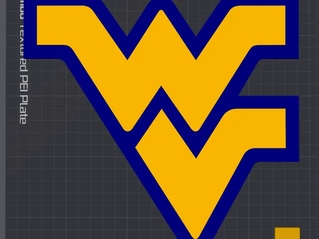 West Virginia Mountaineers Oversized Necklace Logo