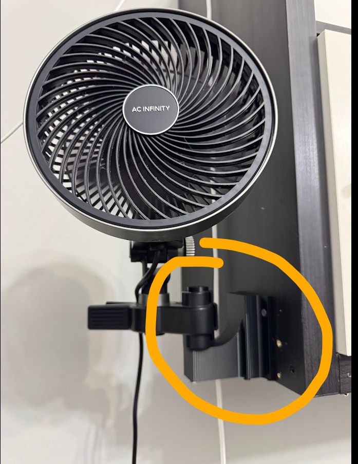 Clamp Fan wall holder