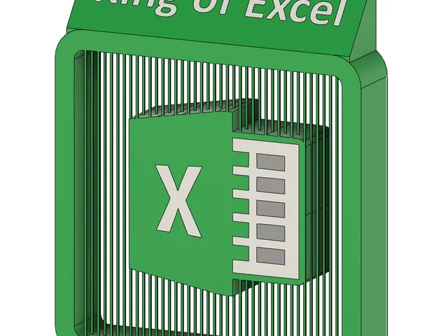 Suspended Excel trophy