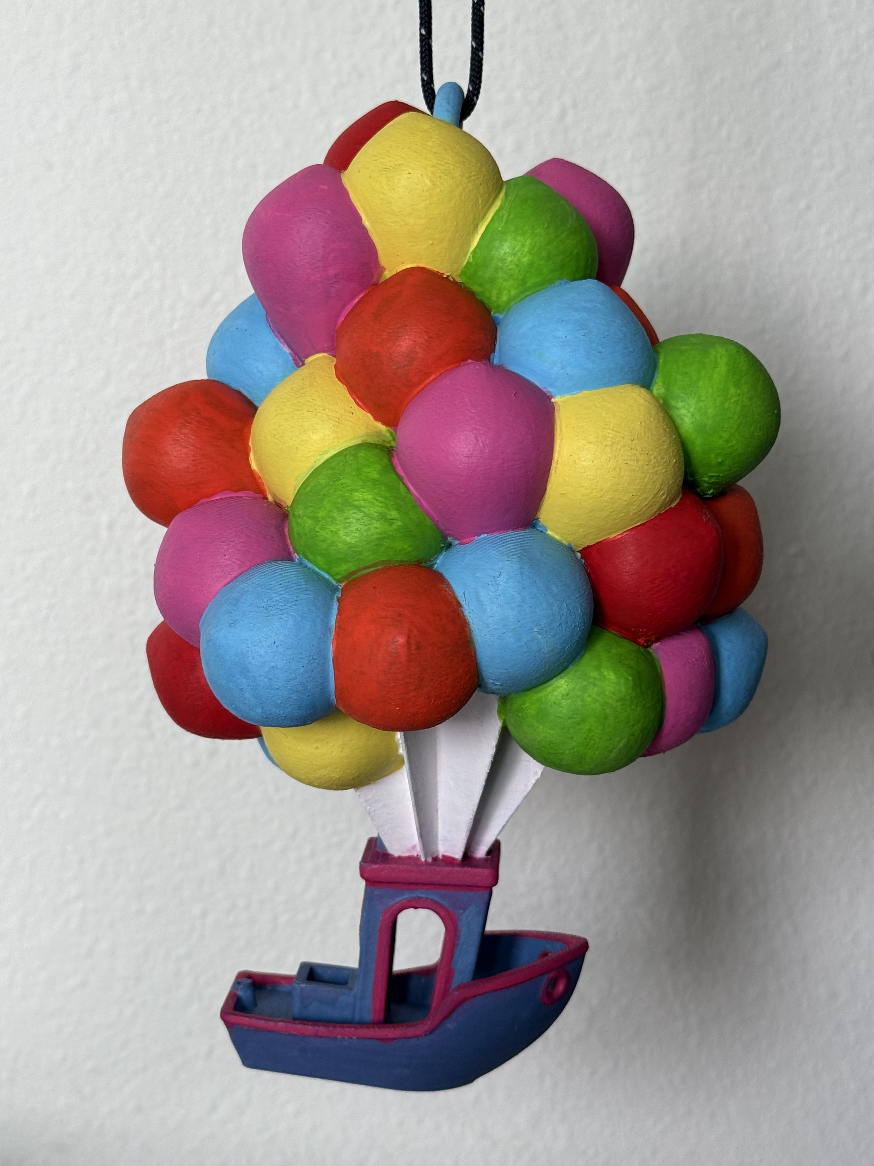 Floating Benchy Up Balloons (Pixar)
