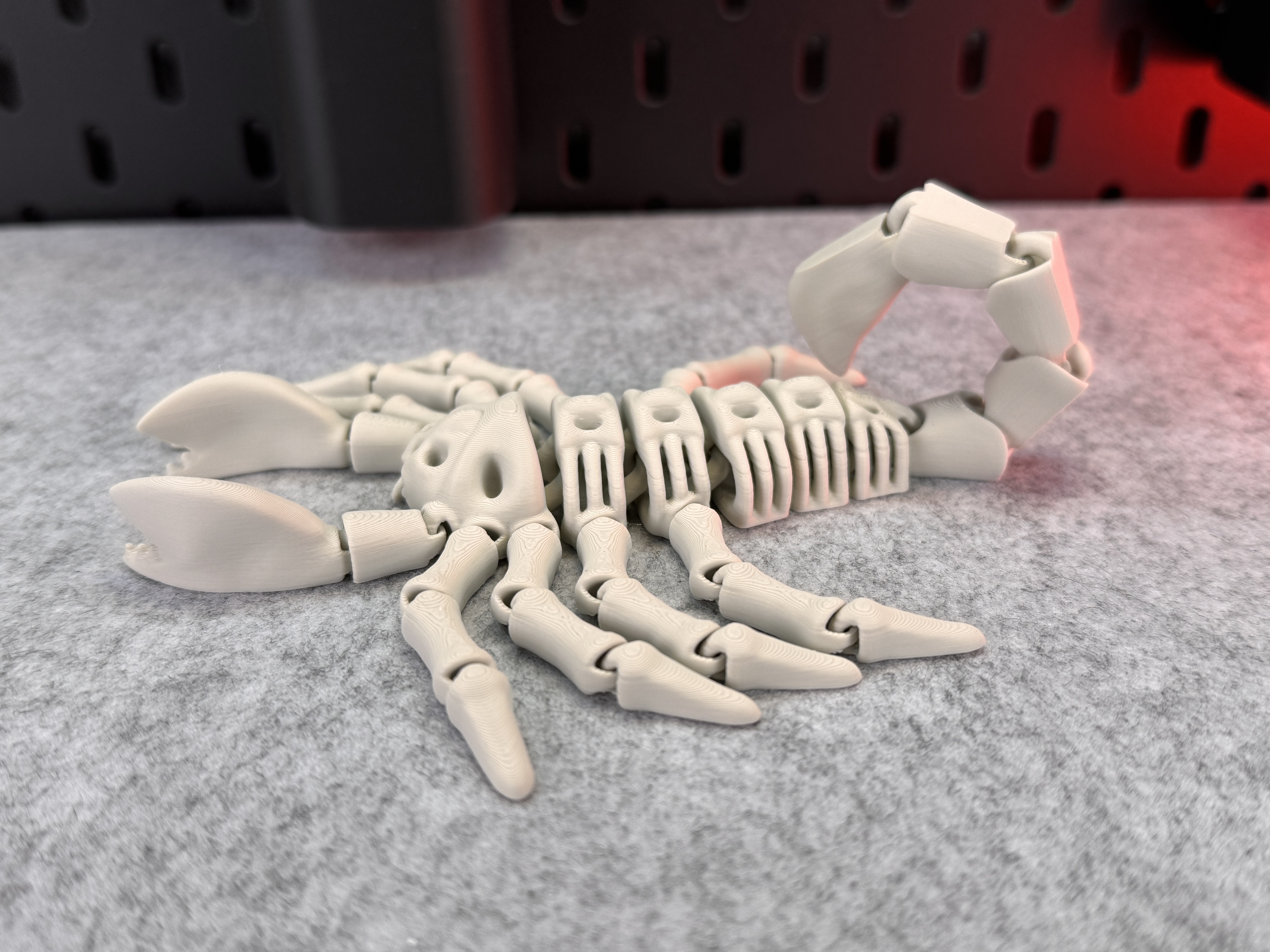 Miniatura 4 do modelo 3D Flexi Skeleton Scorpion