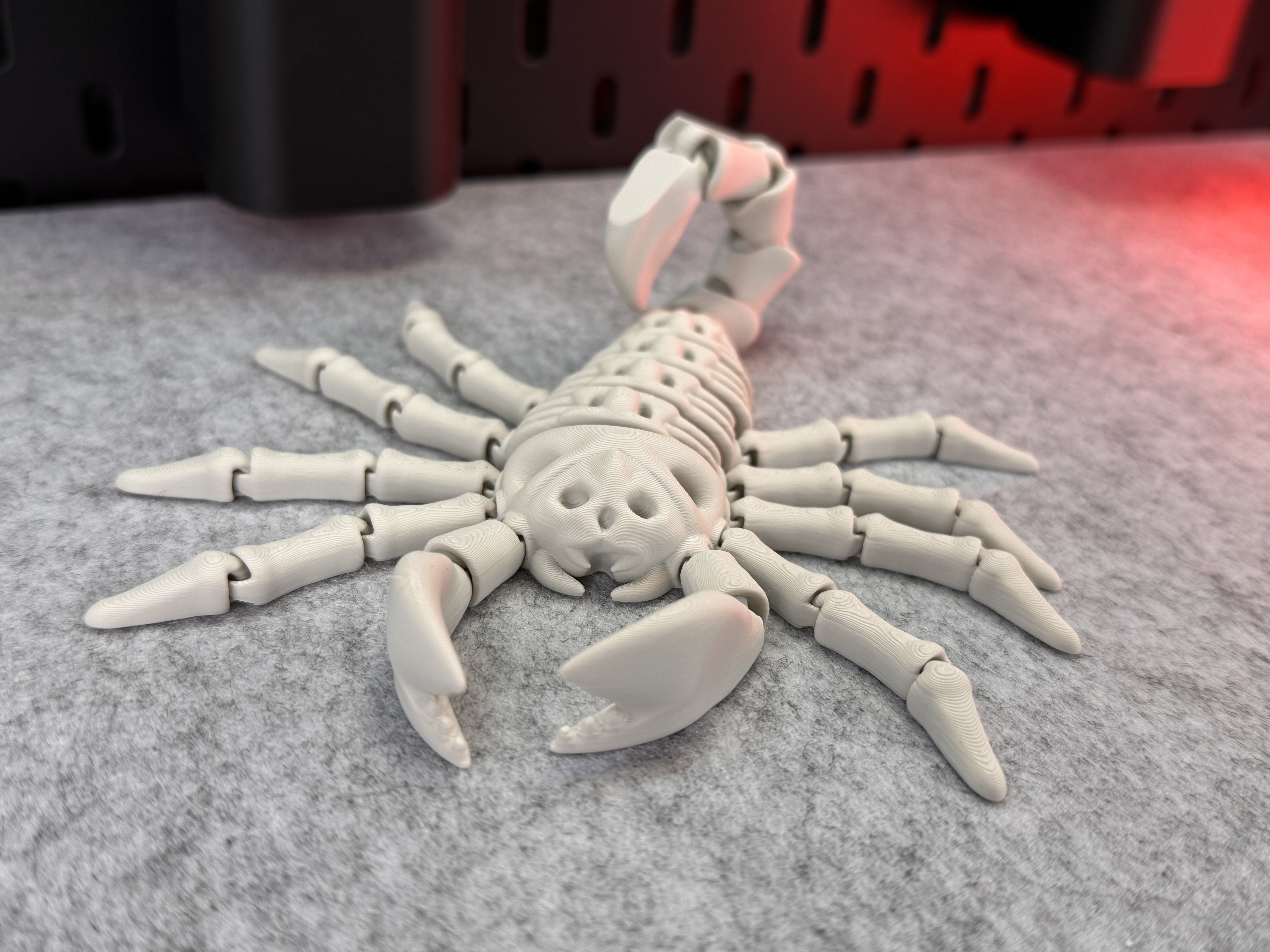 Miniatura 2 do modelo 3D Flexi Skeleton Scorpion