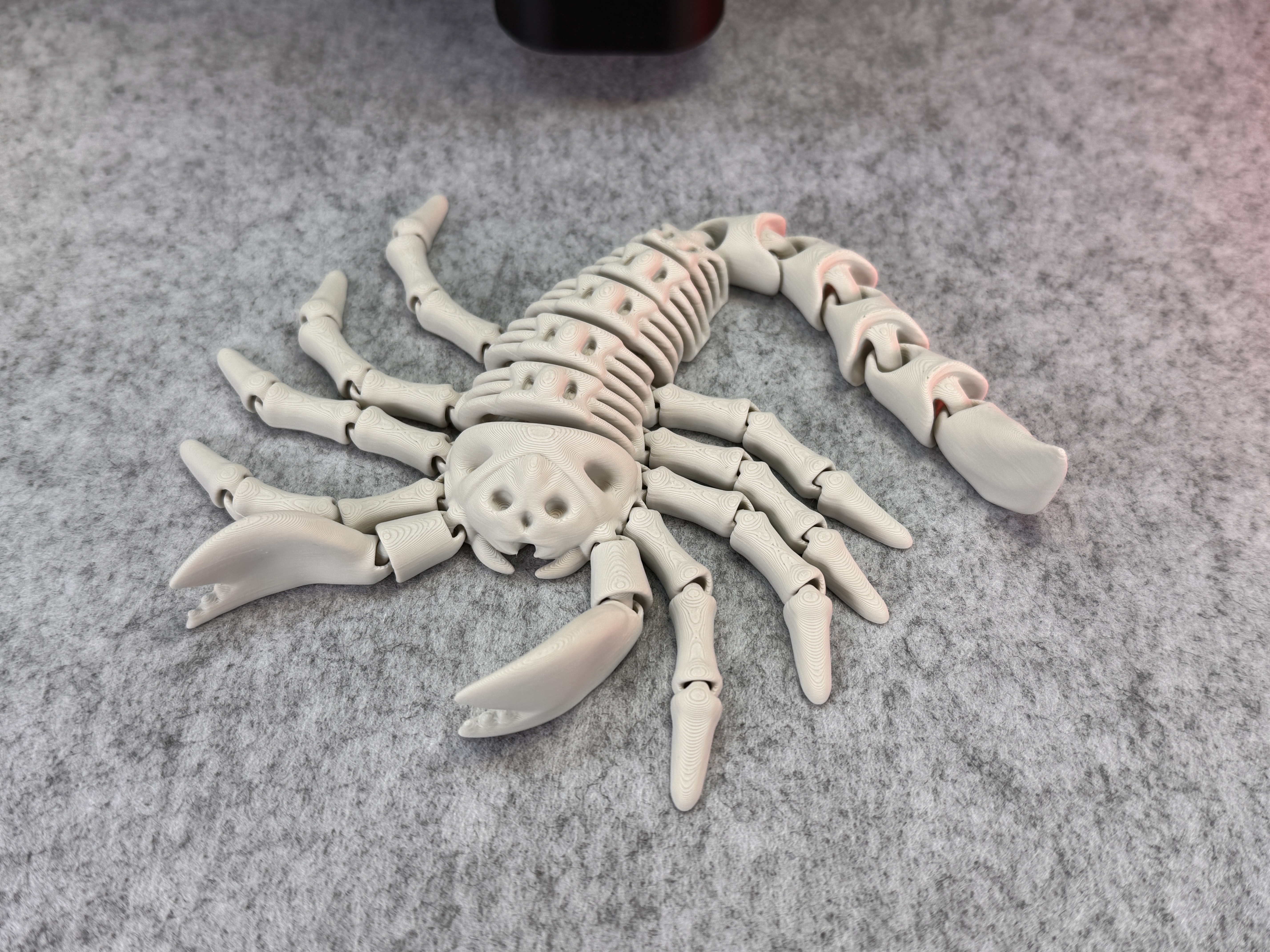 Miniatura 5 do modelo 3D Flexi Skeleton Scorpion