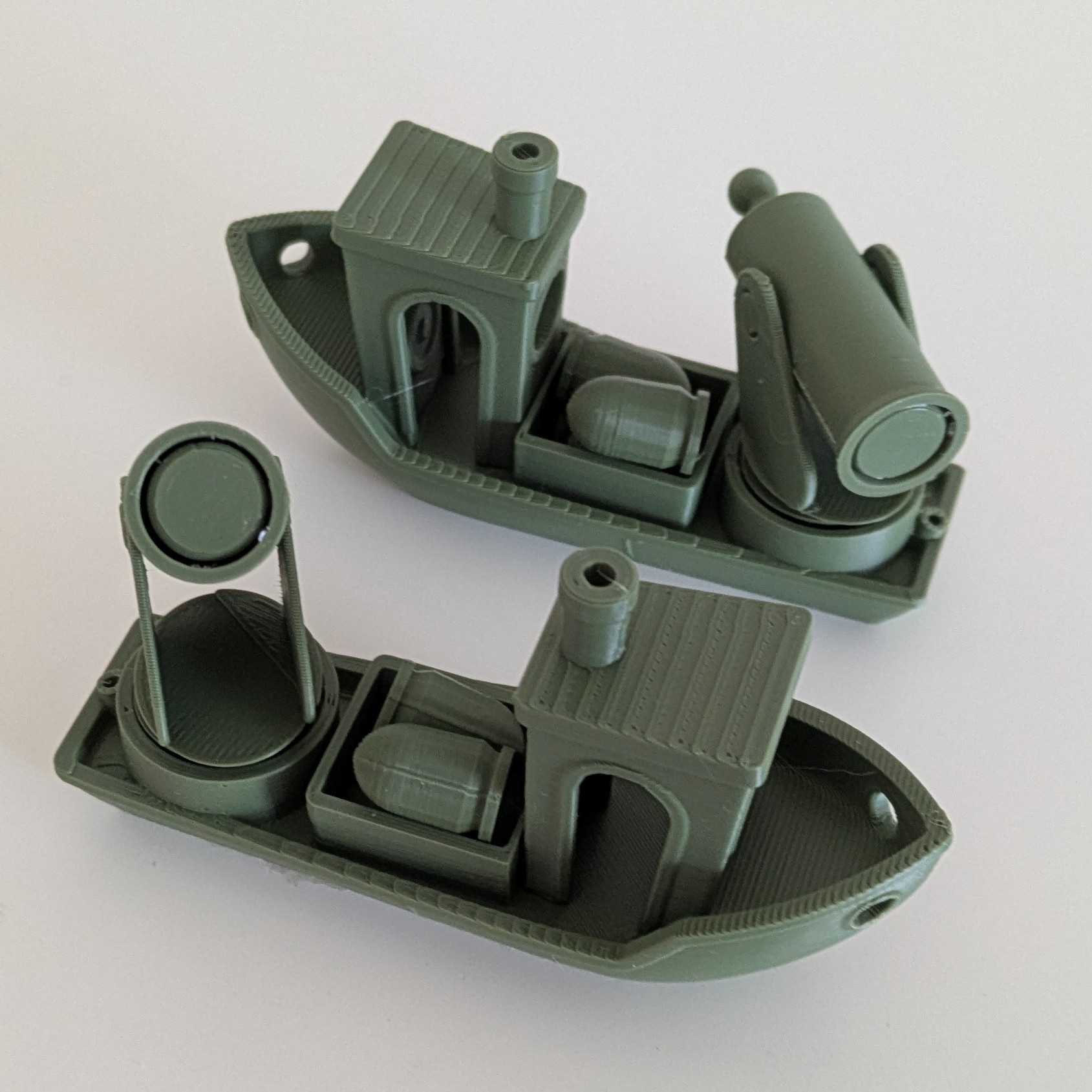 Benchy with a cannon