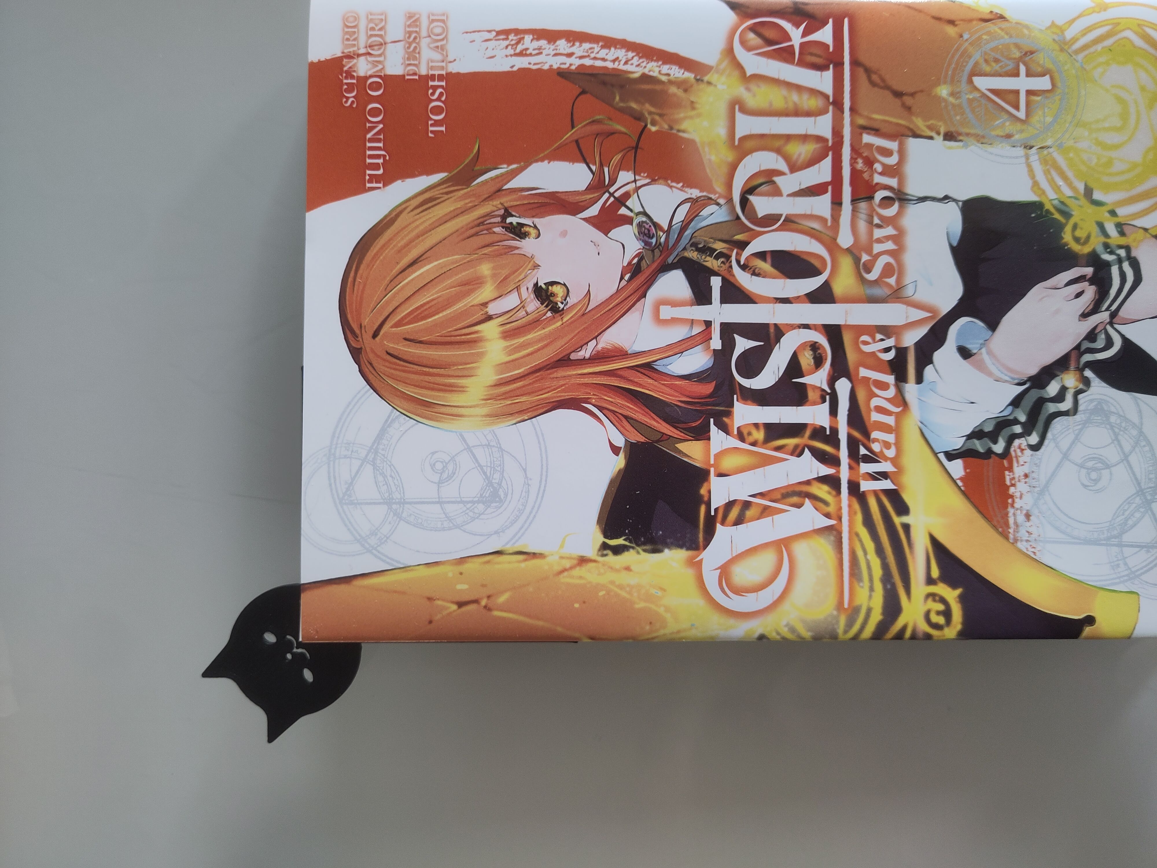 Cat corner bookmark