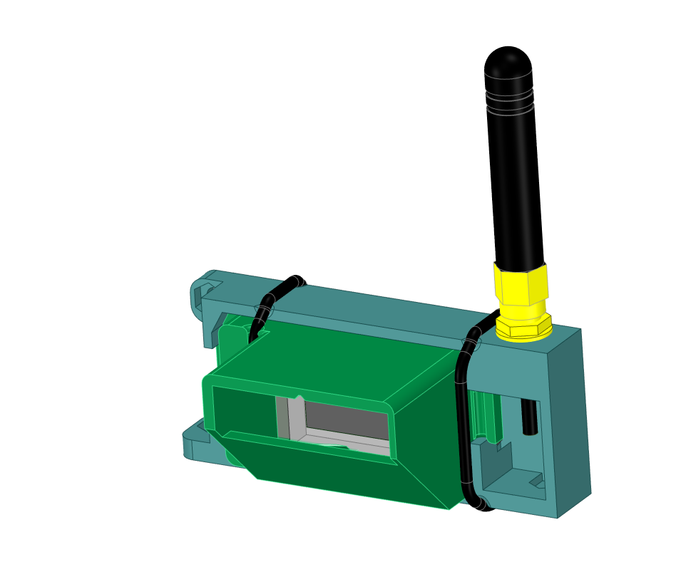 Heltec ESP32 LoRa outdoor case with sunlight visor now with in visor aiming slots