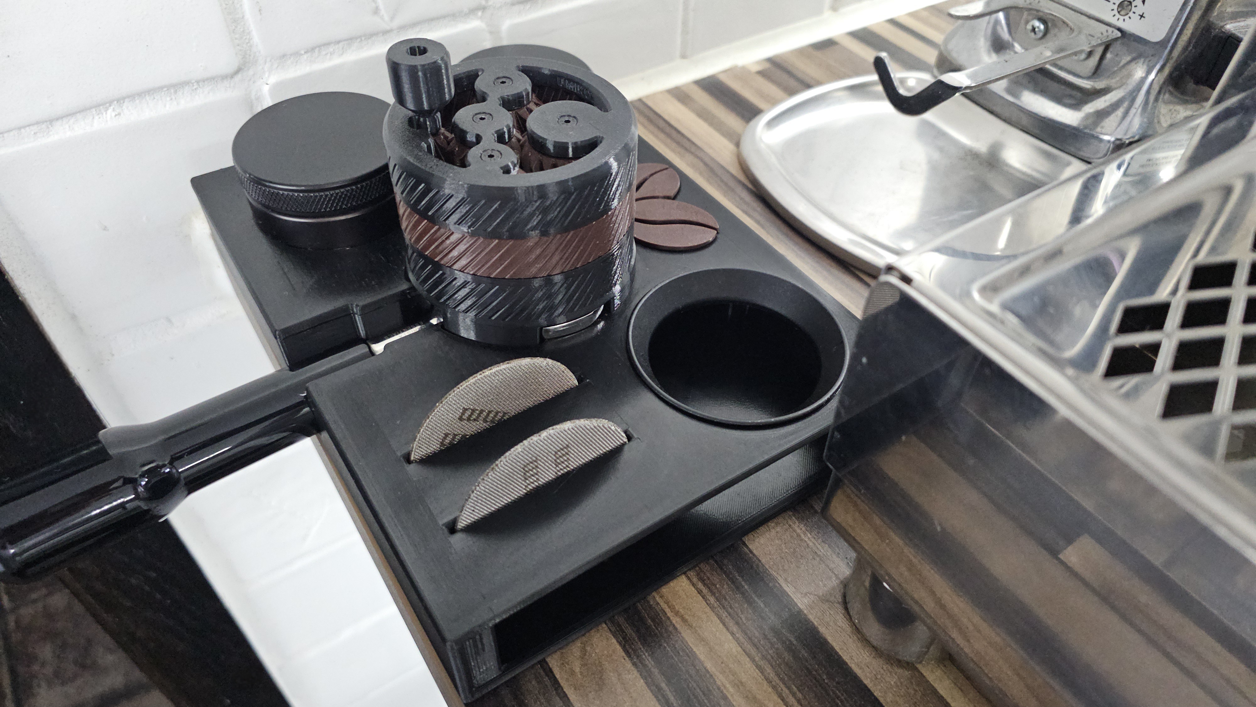 Tamper Station for Umikot (58 mm) – Organized Espresso Workflow