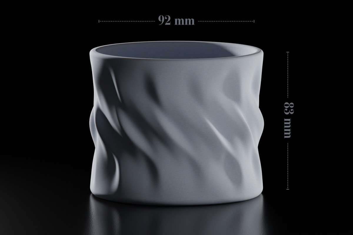 Twisted Plant Pot