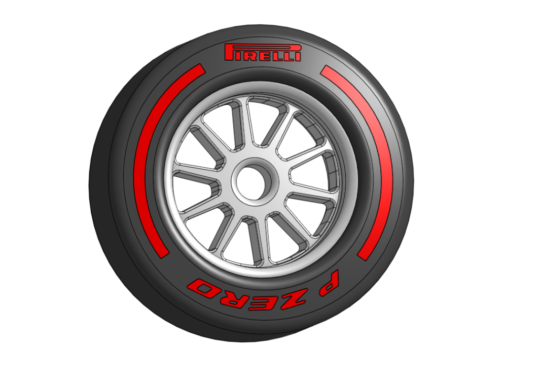 F1 2022 - 2025 Pirelli Tyre (18 inch)