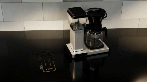 Drying rack for Moccamaster