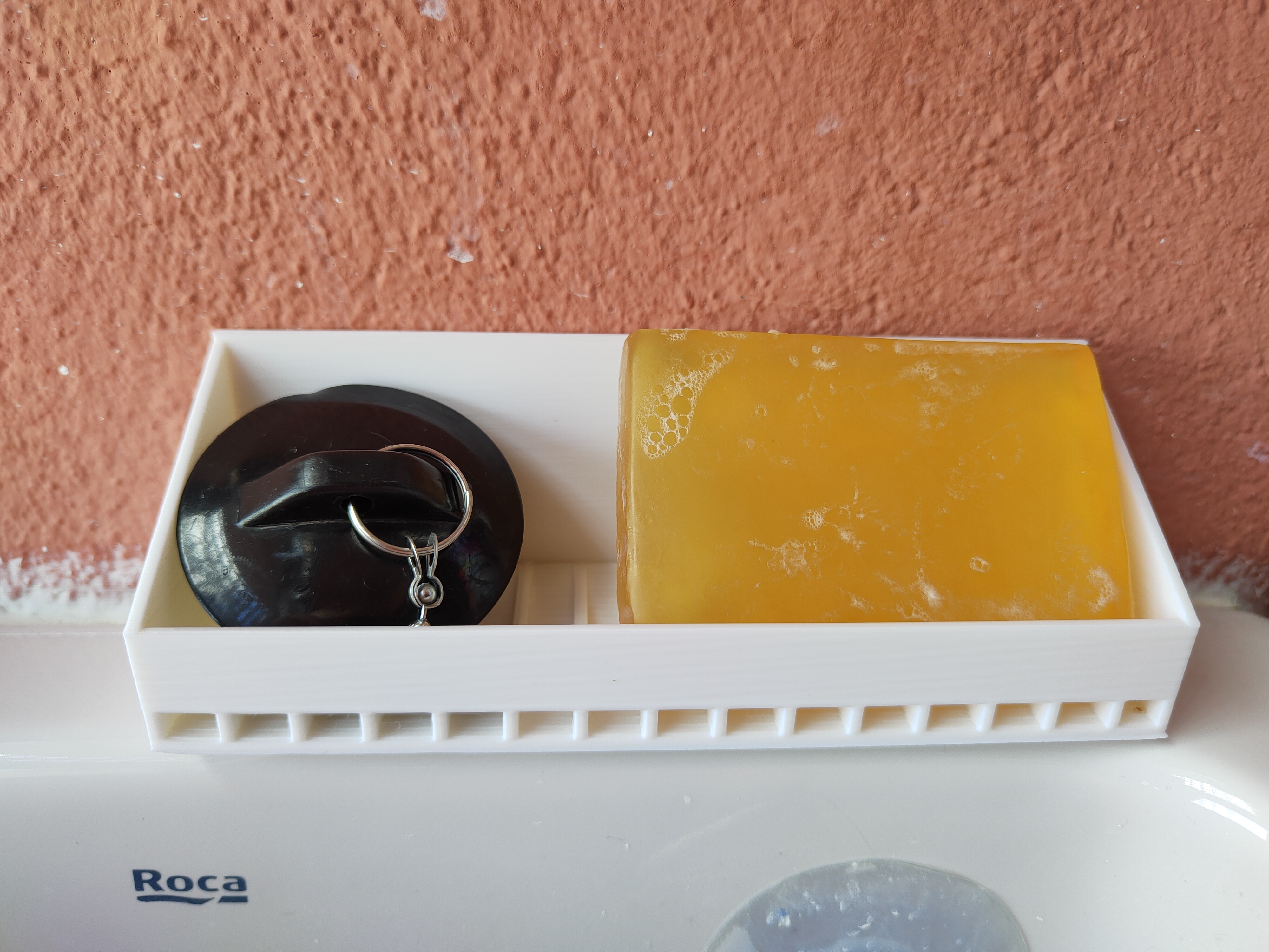 Soap draining holder