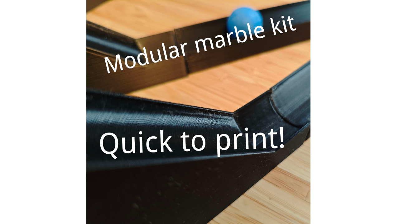 Modular marble kit, fun diy project