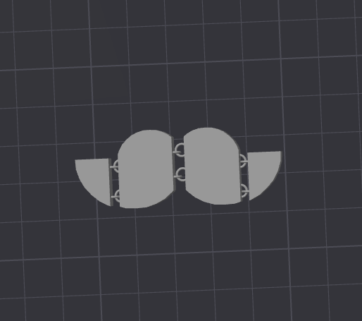 articulated mustache