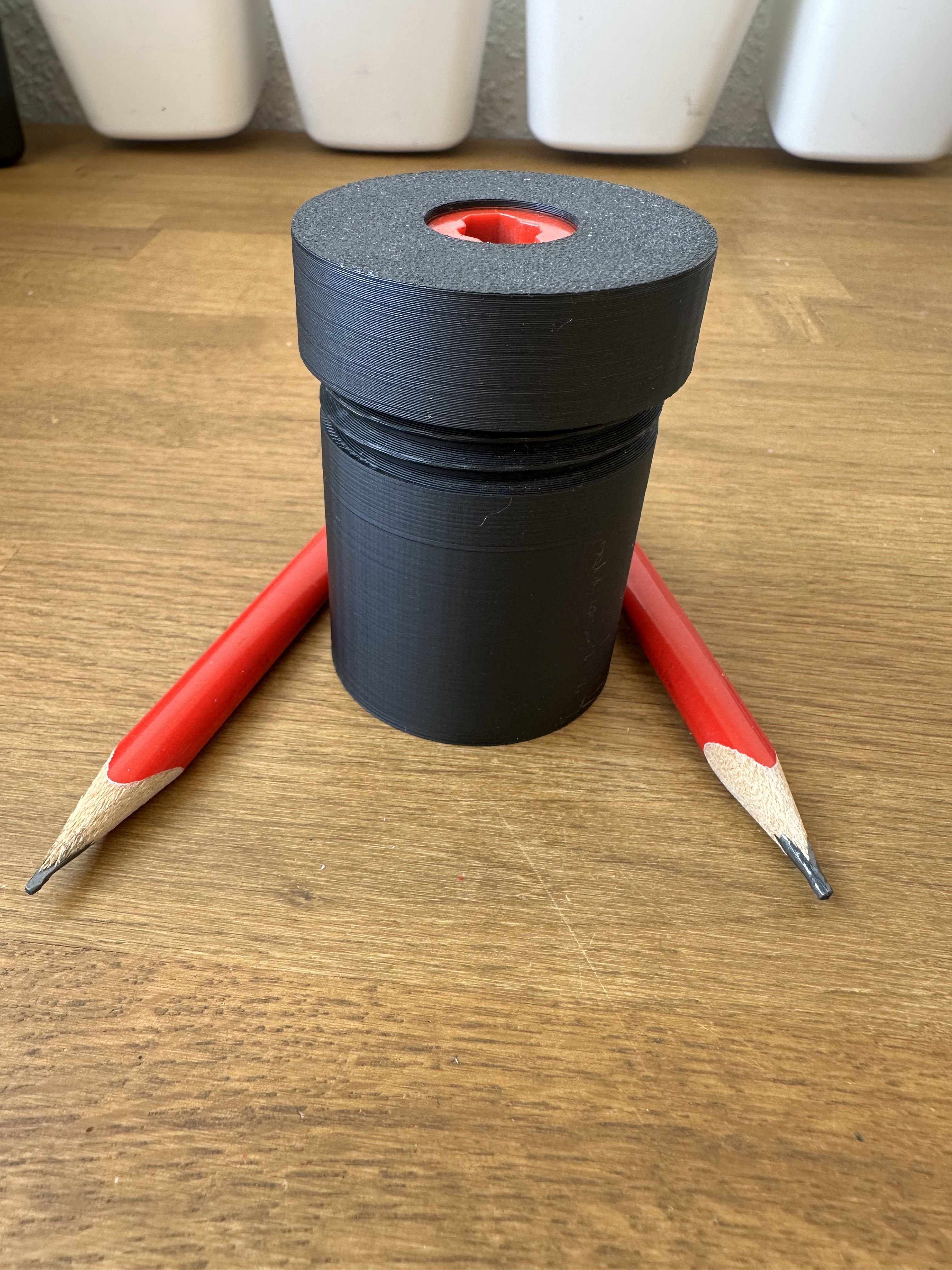 Container for Carpenter/Oval Pencil Sharpener
