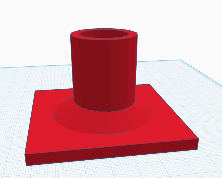 70mm fan to 23mm pipe adapter
