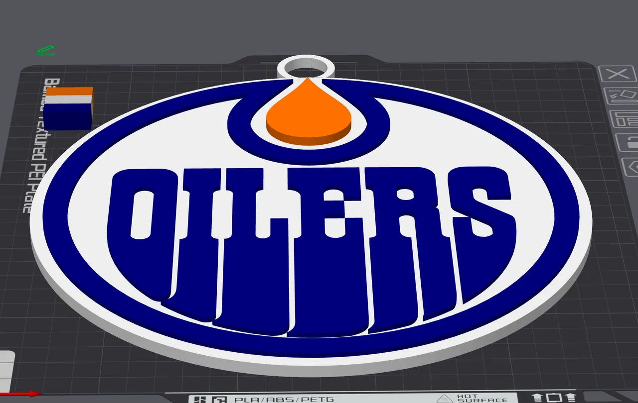 Edmonton Oilers Oversized Necklace Logo by 3D River Designs | Download free  STL model | Printables.com, image size:1280x810