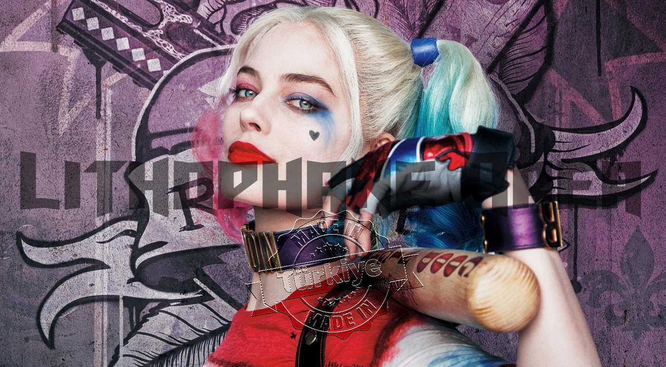 Harley Quinn Movie Lithophane