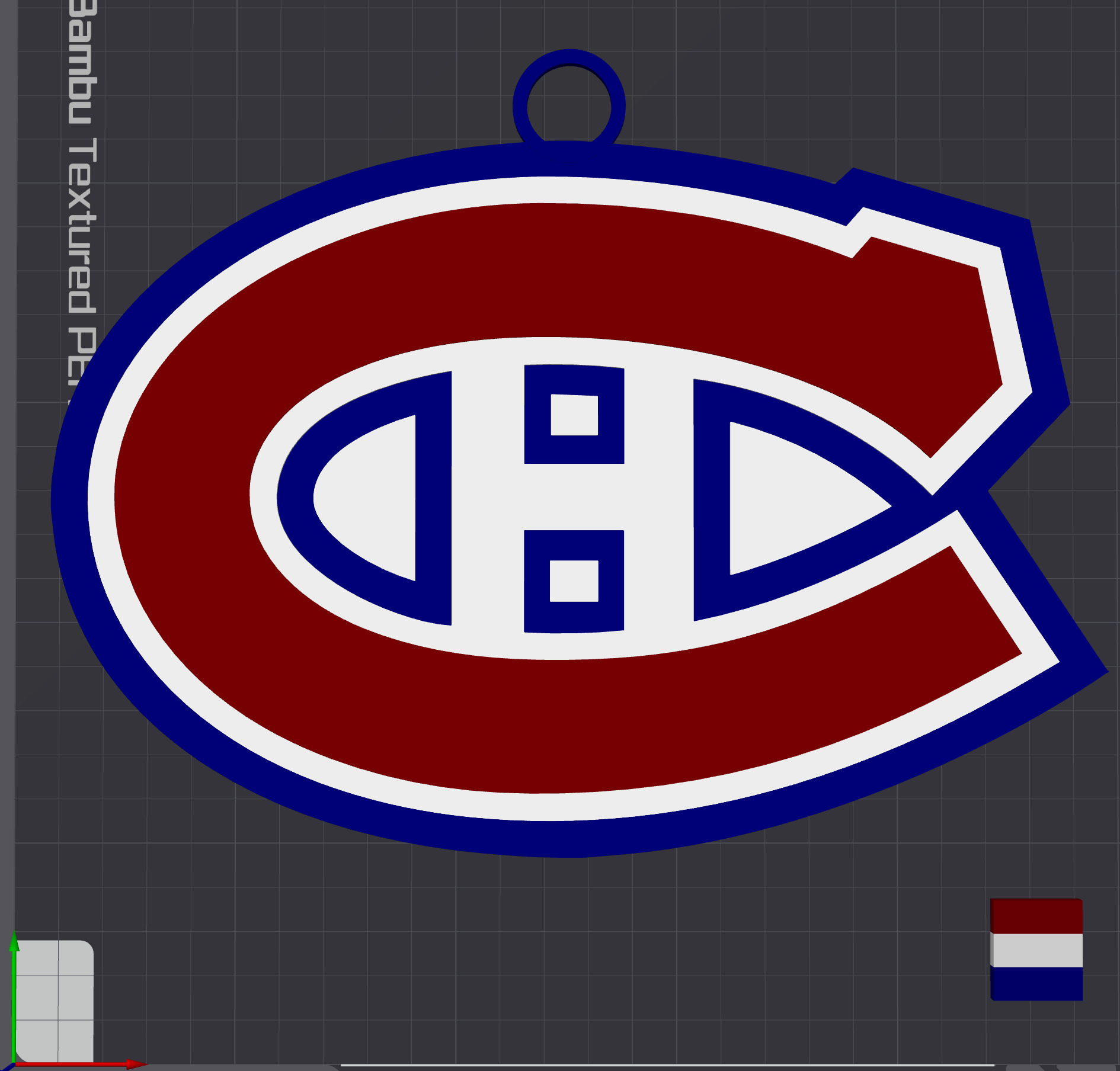 Montreal Canadiens Oversized Necklace Logo