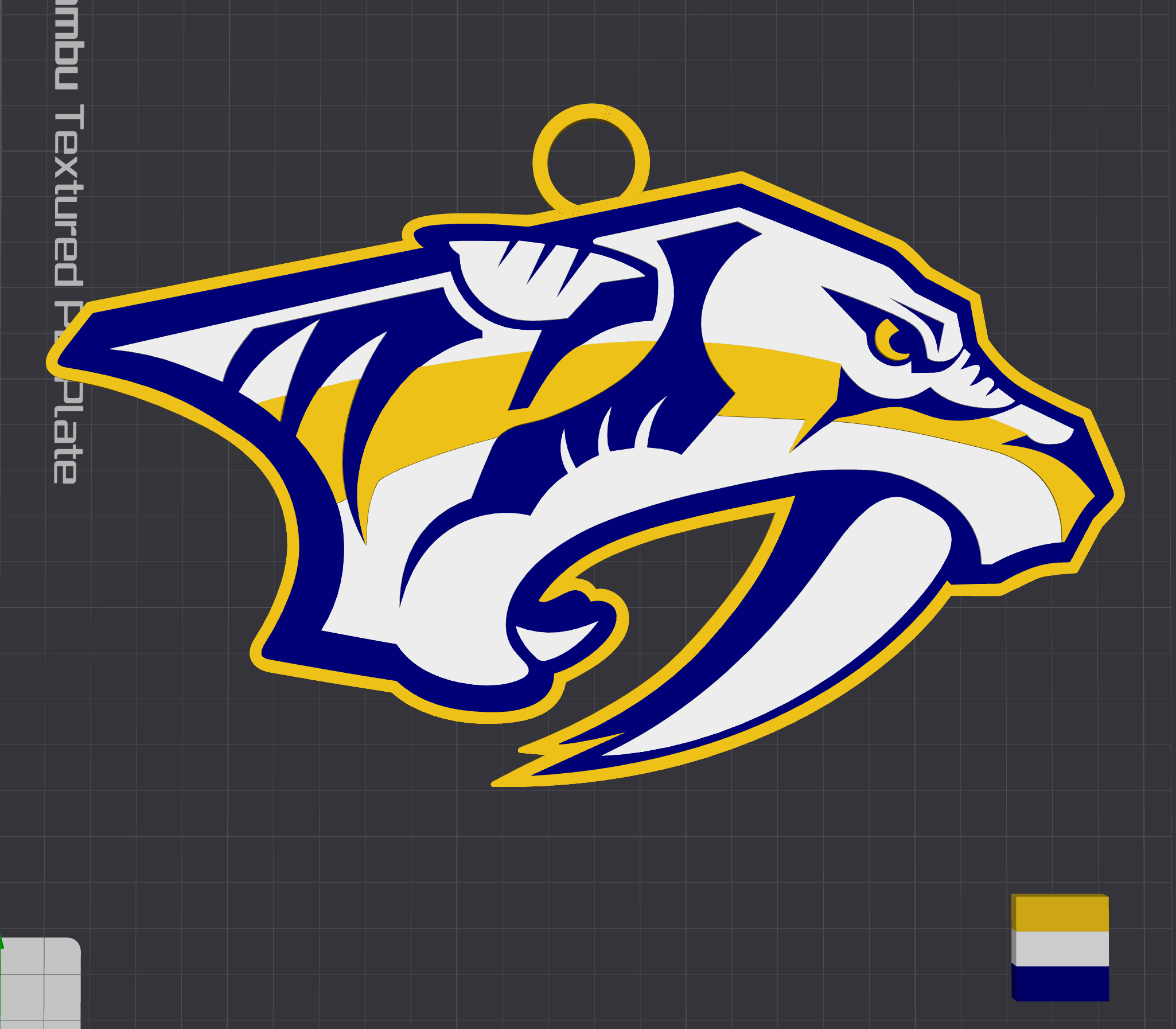 Nashville Predators Oversized Necklace Logo