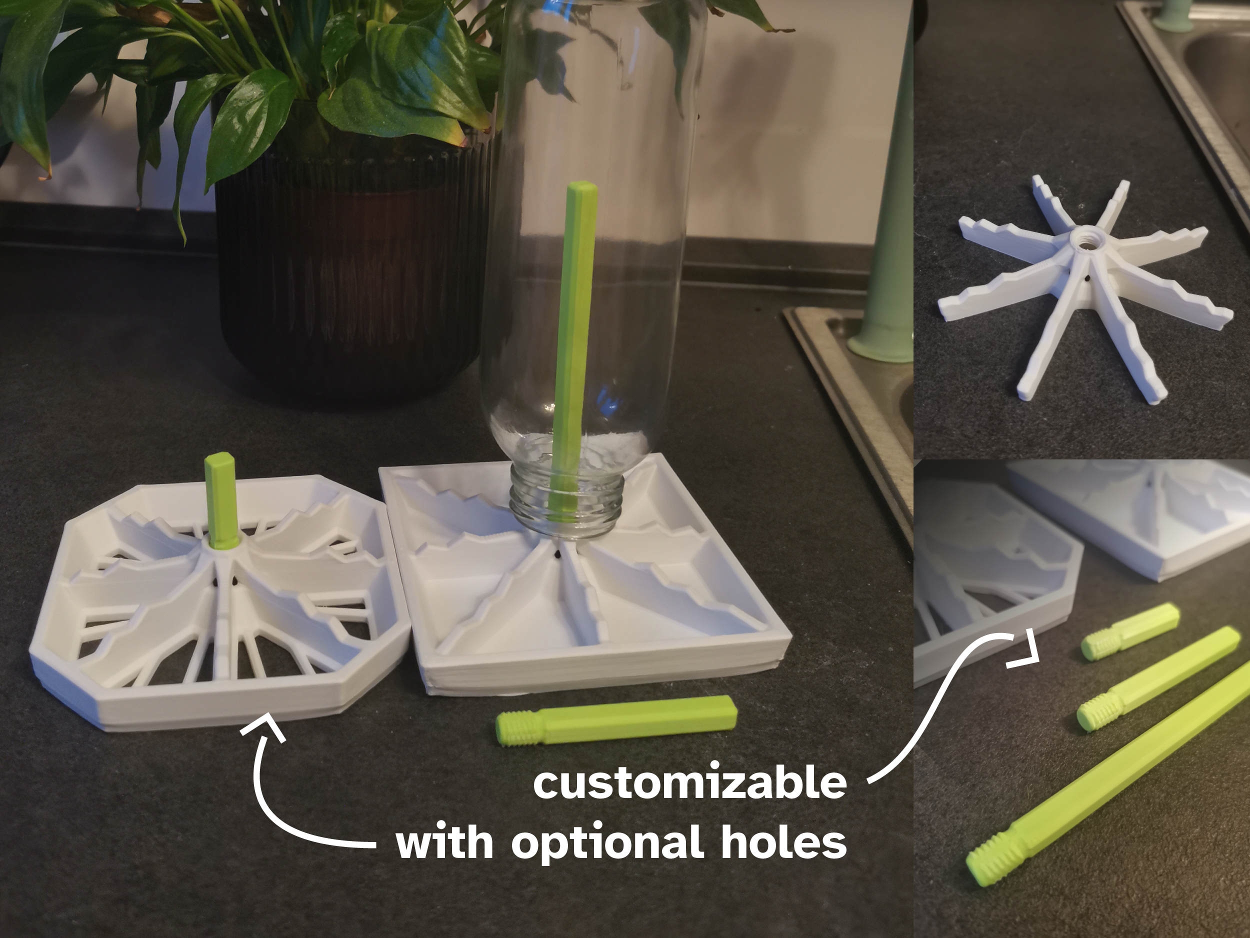 Customizable Bottle Drying Rack (5 variations)