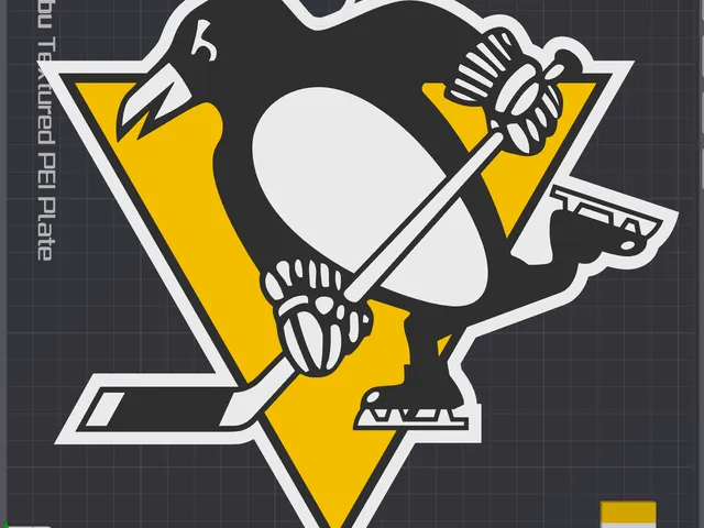 Pittsburgh Penguins Oversized Necklace Logo
