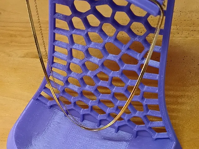 Remixed Voronoi Necklace & Jewelry holder