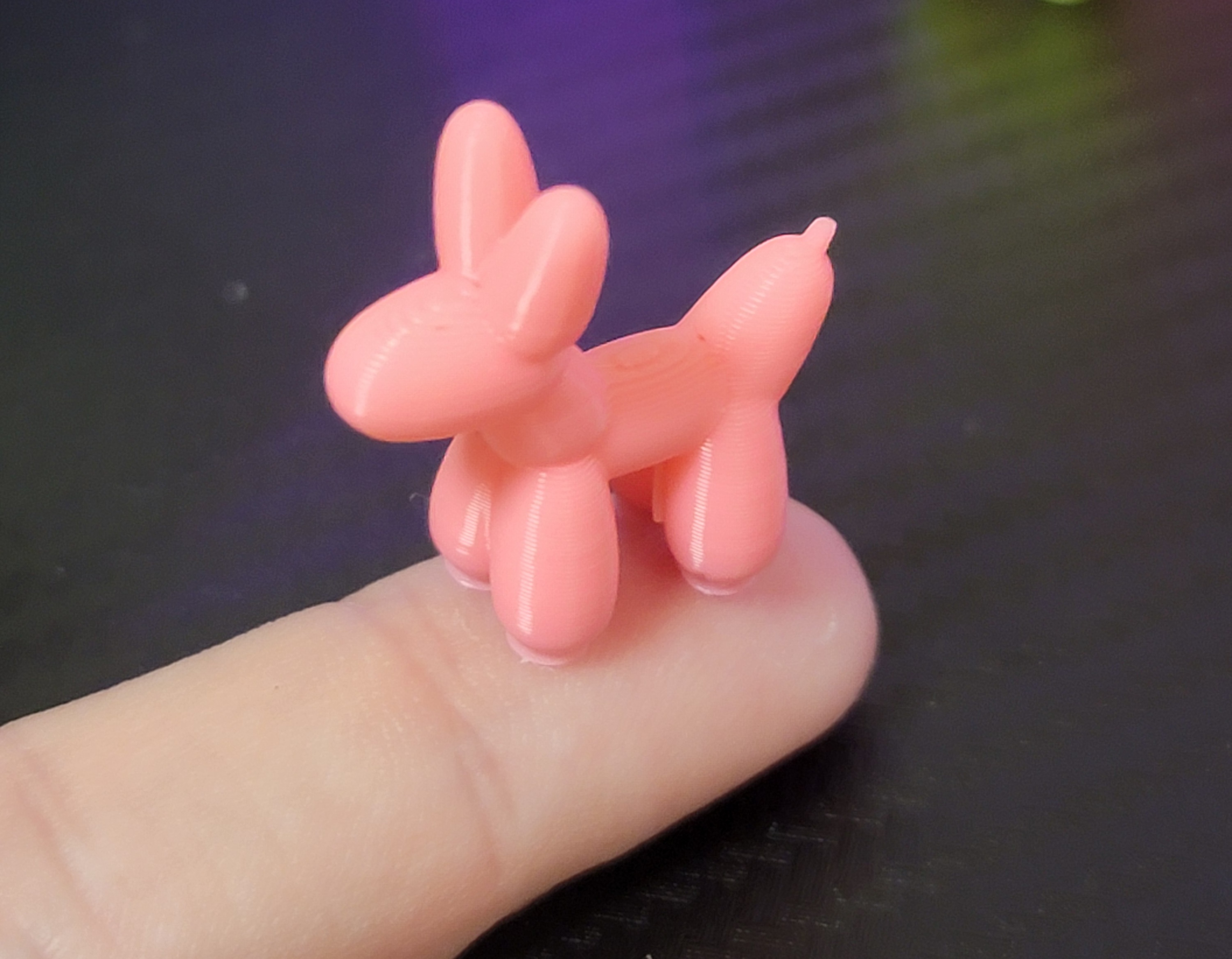 1" Mini Balloon Dog - No Support Needed