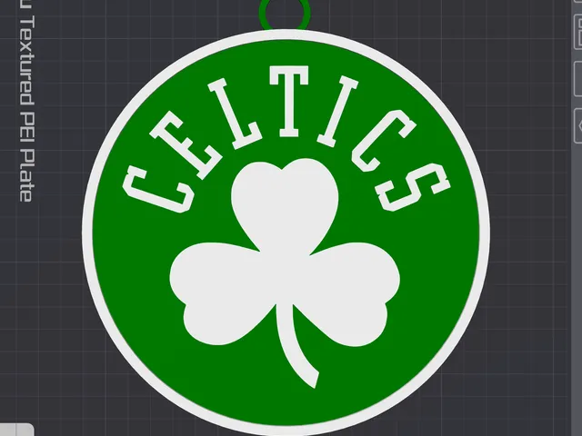 Boston Celtics Alternate Oversized Necklace Logo