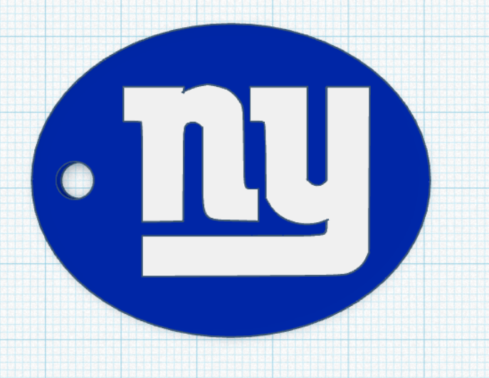 Giants Keychain