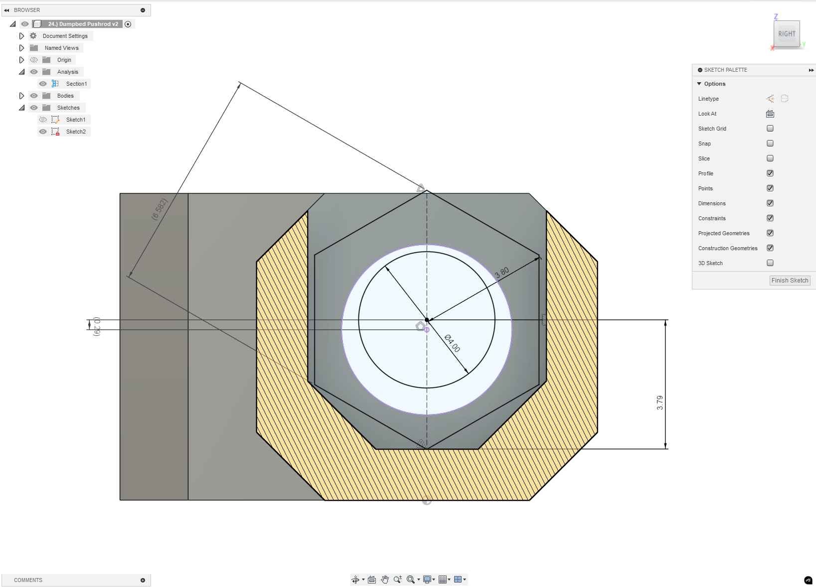 ProfBoots Pushrod Models Nut Recess Modification