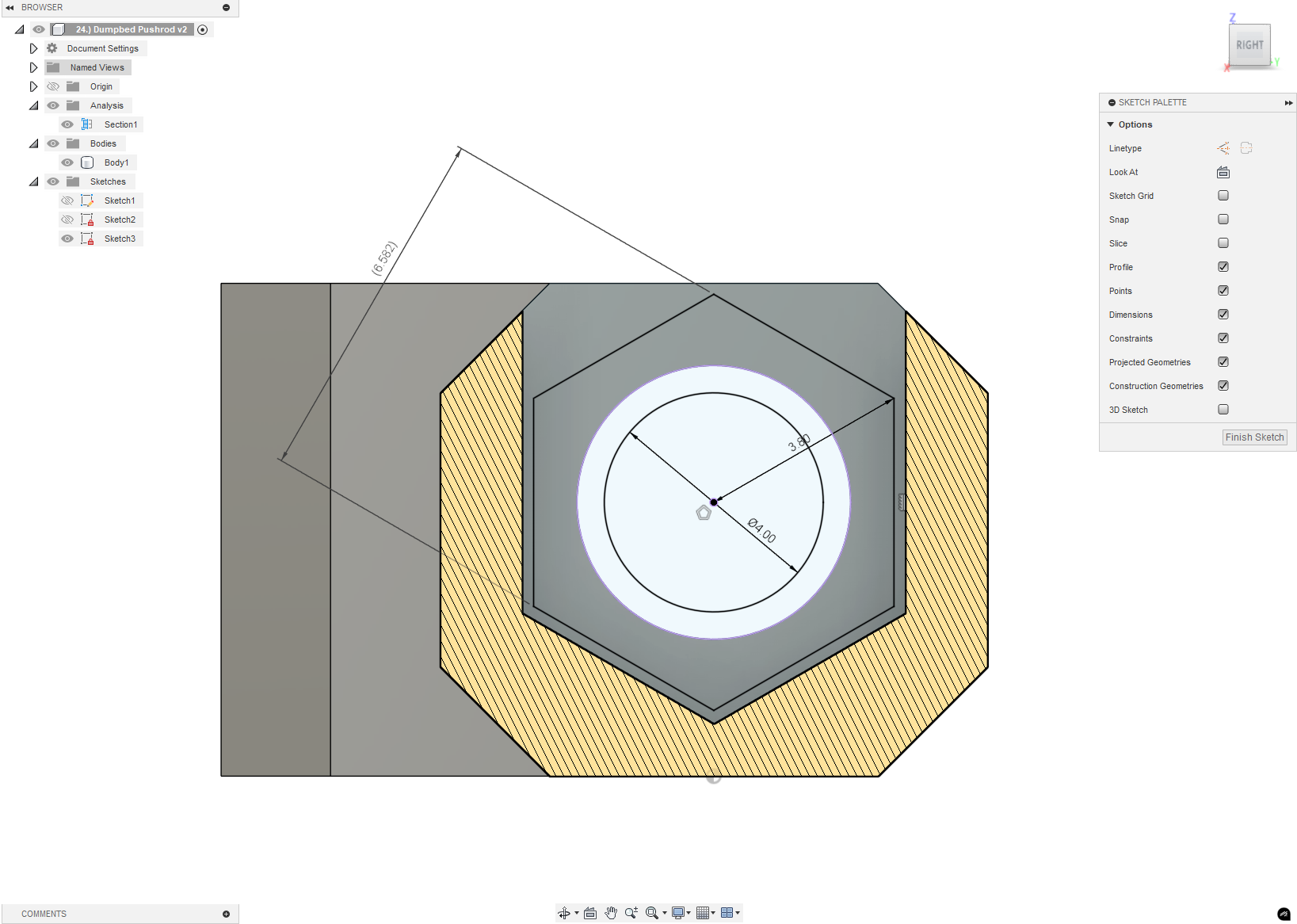 ProfBoots Pushrod Models Nut Recess Modification — miniatura 2