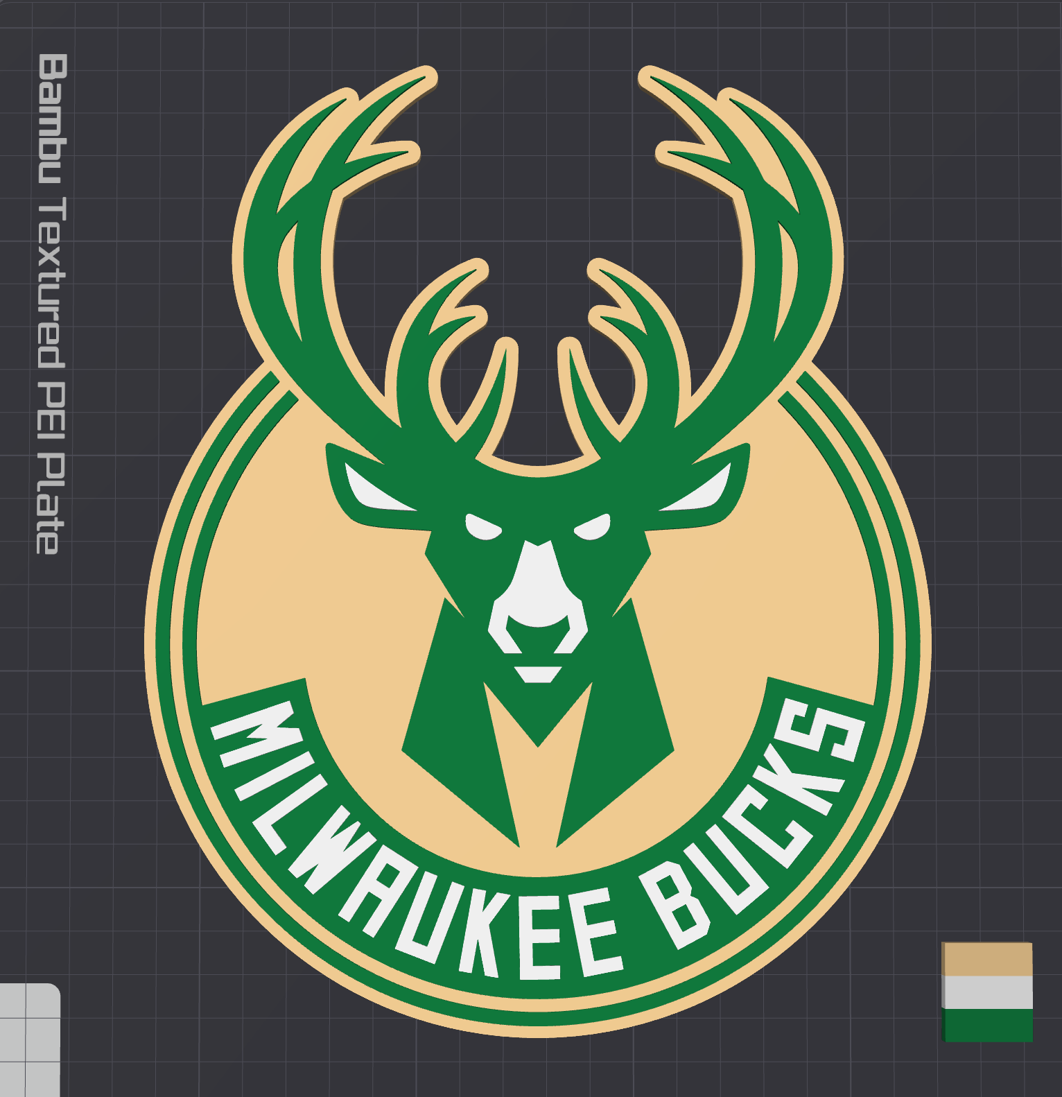 Milwaukee Bucks Oversized Necklace Logo