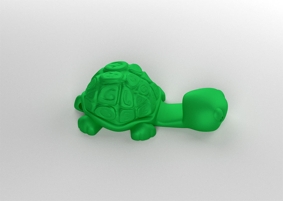 Miniatura 5 do modelo 3D Tortoise  Keychain / Smartphone Stand