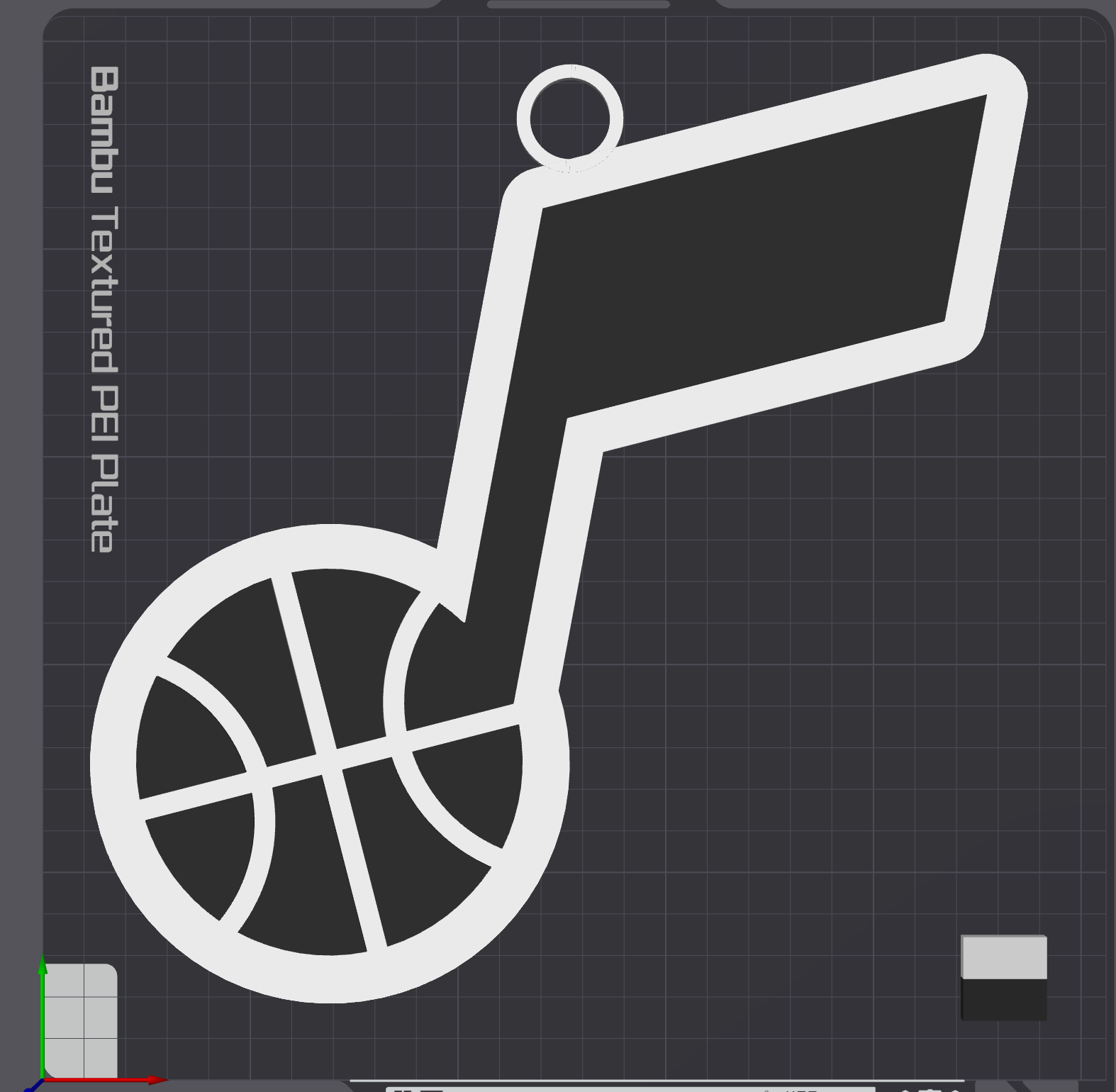 Utah Jazz Oversized Necklace Logo