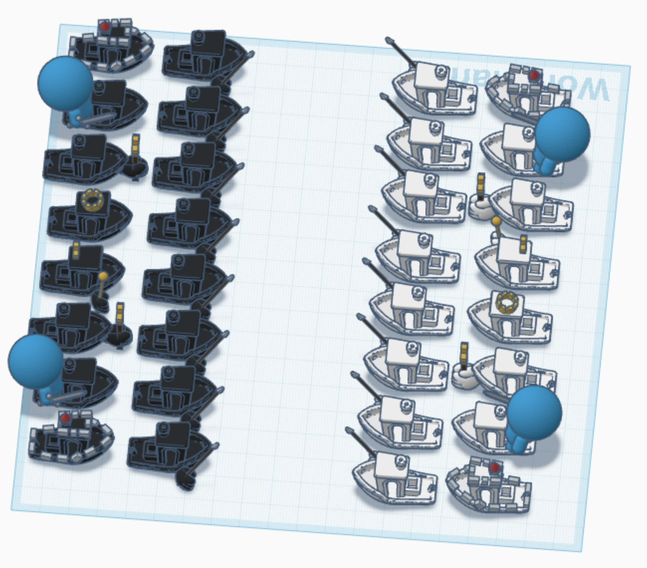 3D Benchy Chess Set