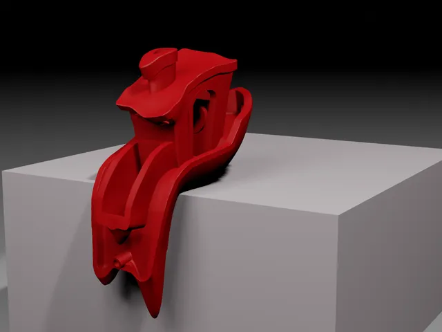 Persistence of Benchy inspired by dali