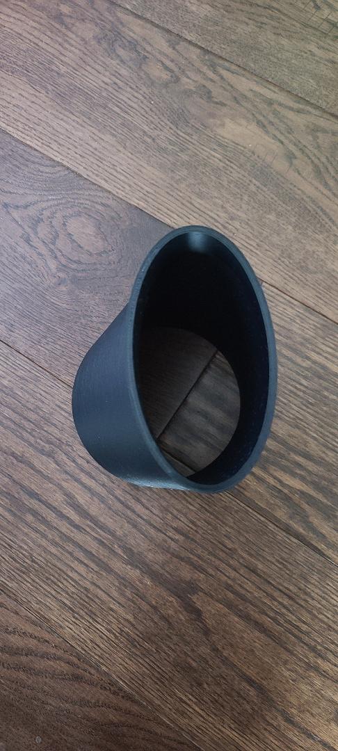 5" Oval to 5" Round Bathroom Fan Adapter