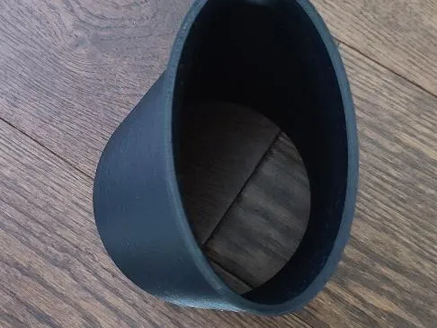 5" Oval to 5" Round Bathroom Fan Adapter
