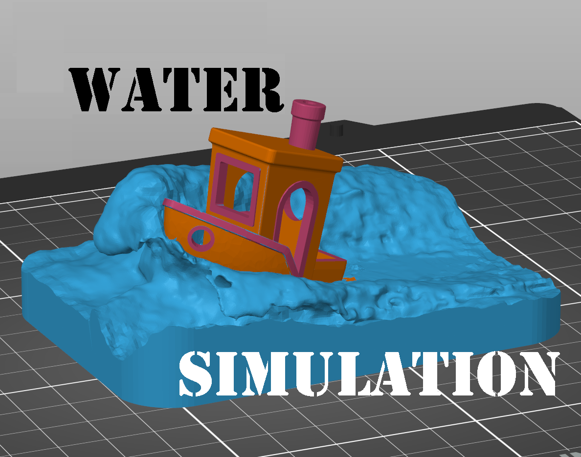 Benchy in Waves (SIMULATION)
