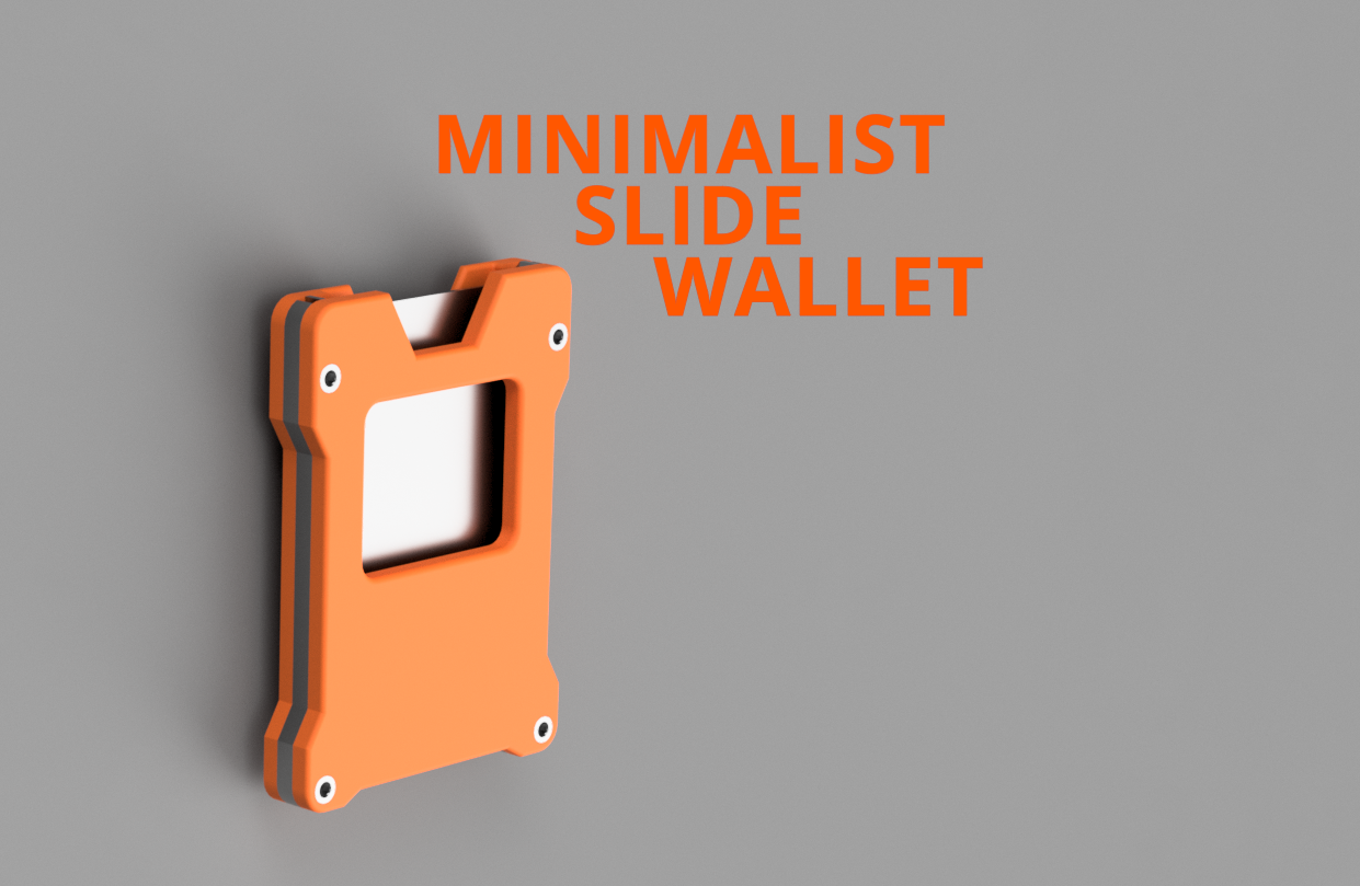 Minimalist slide wallet