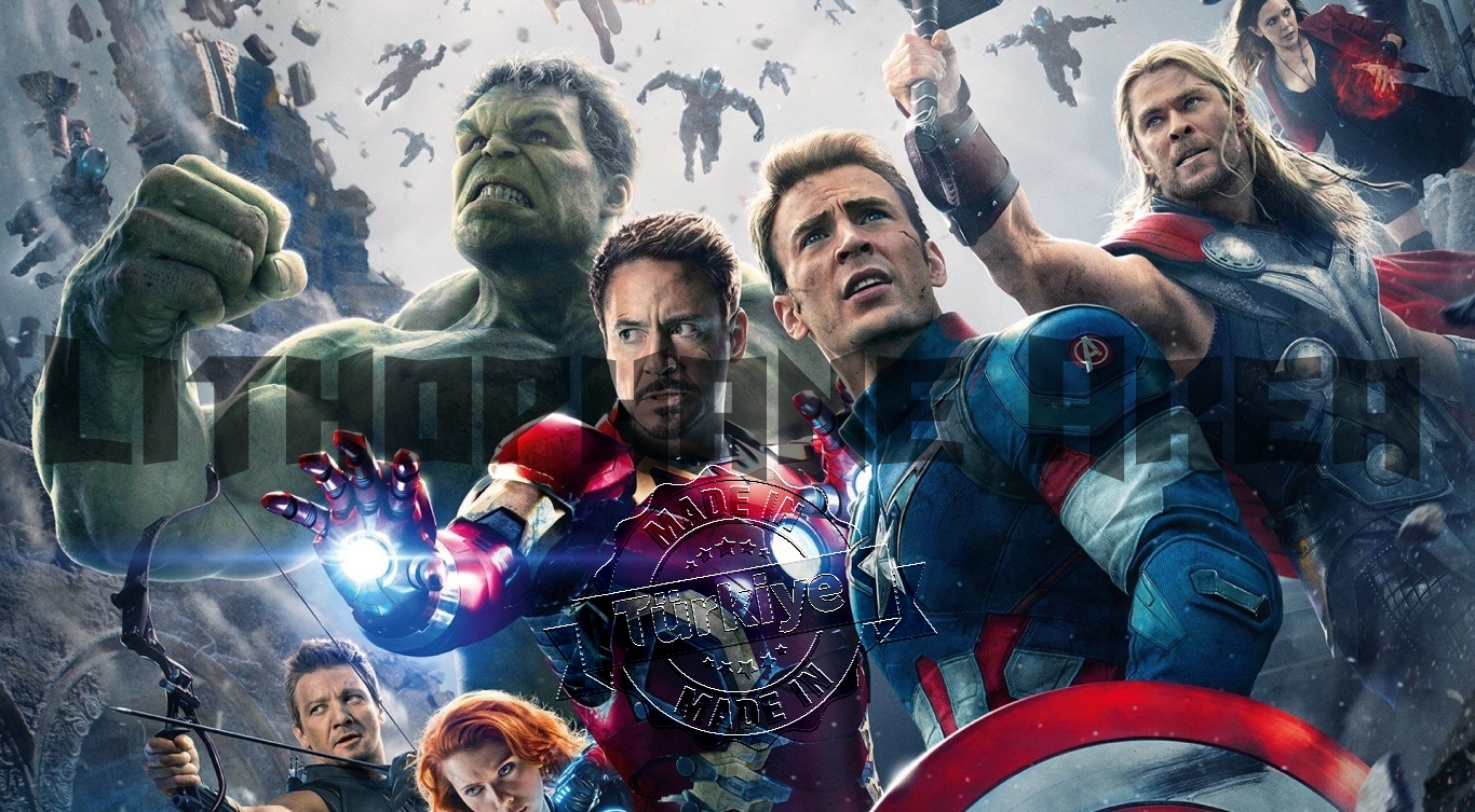 Marvel Avengers Takımı Lithophane