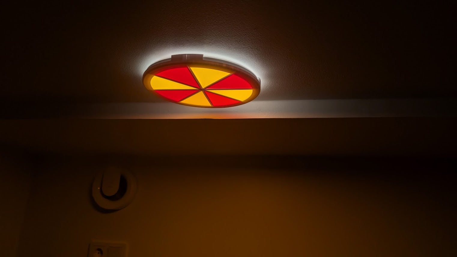 Mood lighting color filters for Philips CL550 ceiling lamp