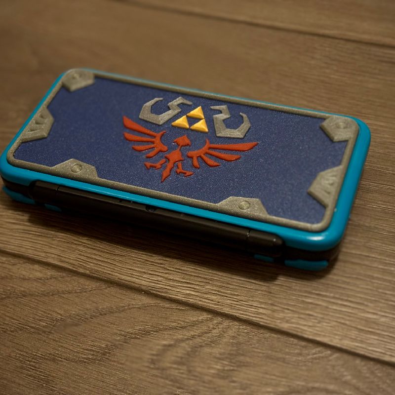 2DS XL Hylian Cover Plate by BartBarto | Download free STL model ...