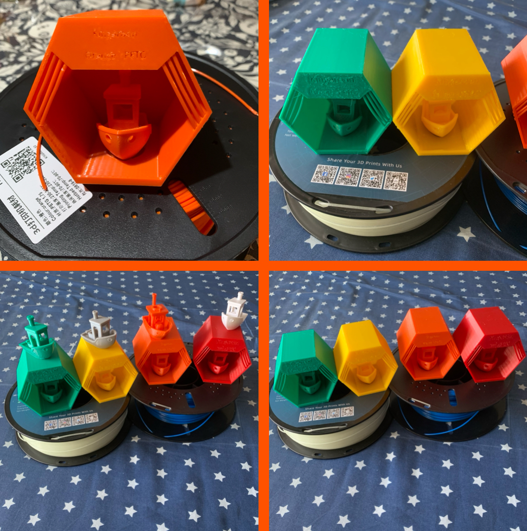 3DBenchy filament color display