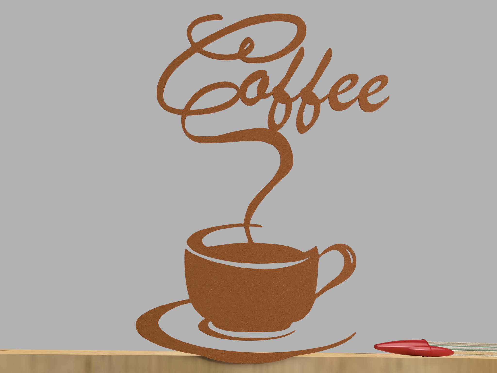 A Coffee or Cafe' sign