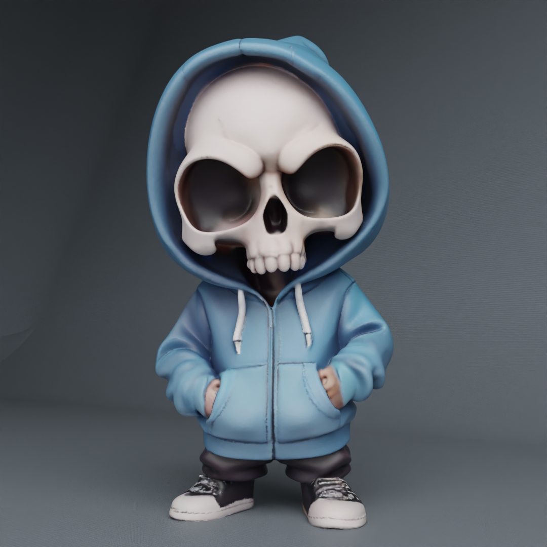 Cool Skull Hoody Boy and with keychain version!