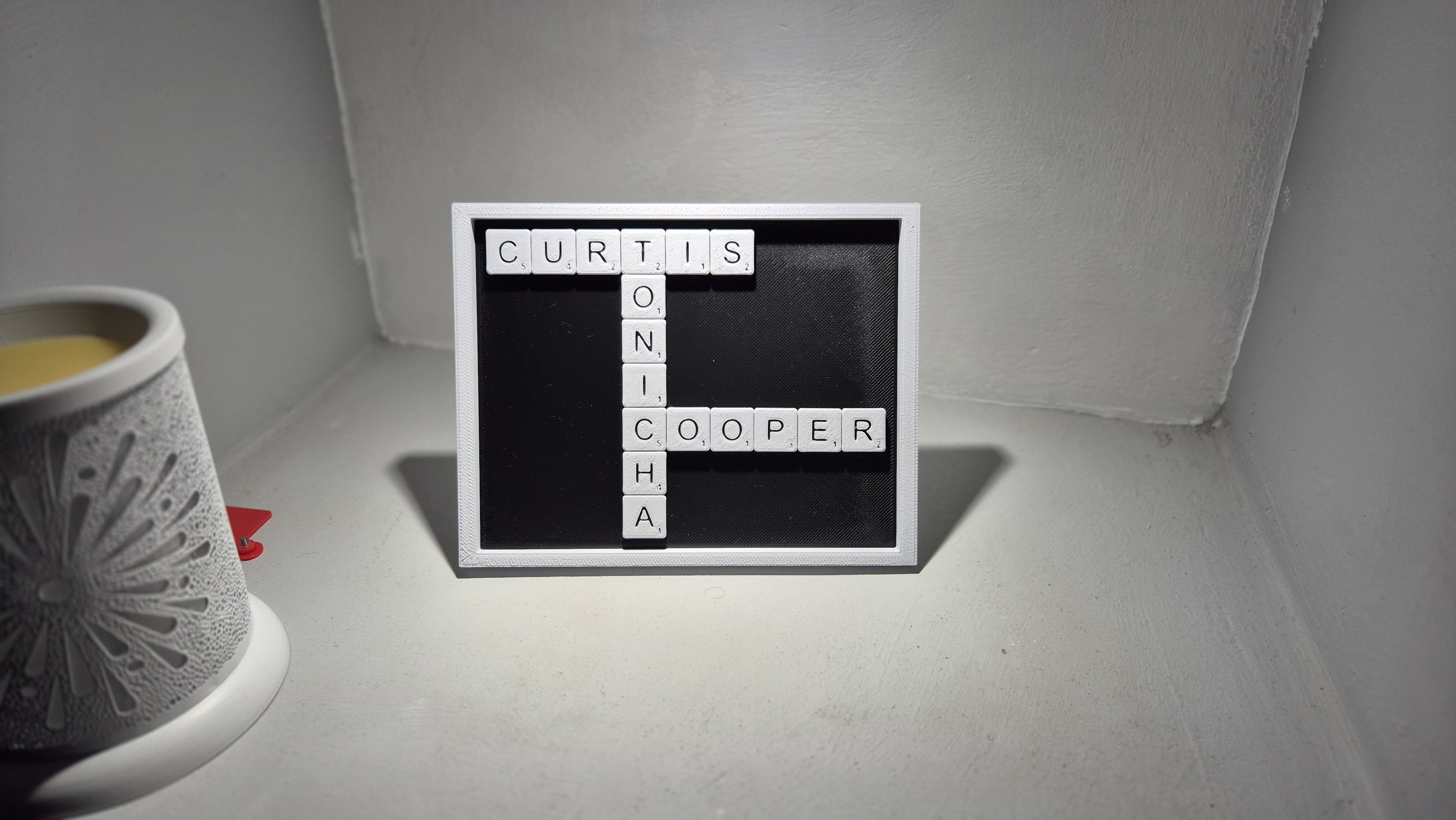 Scrabble Family Frame
