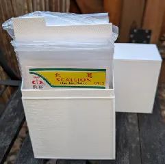 OpenSCAD parametric recipe-box and divider