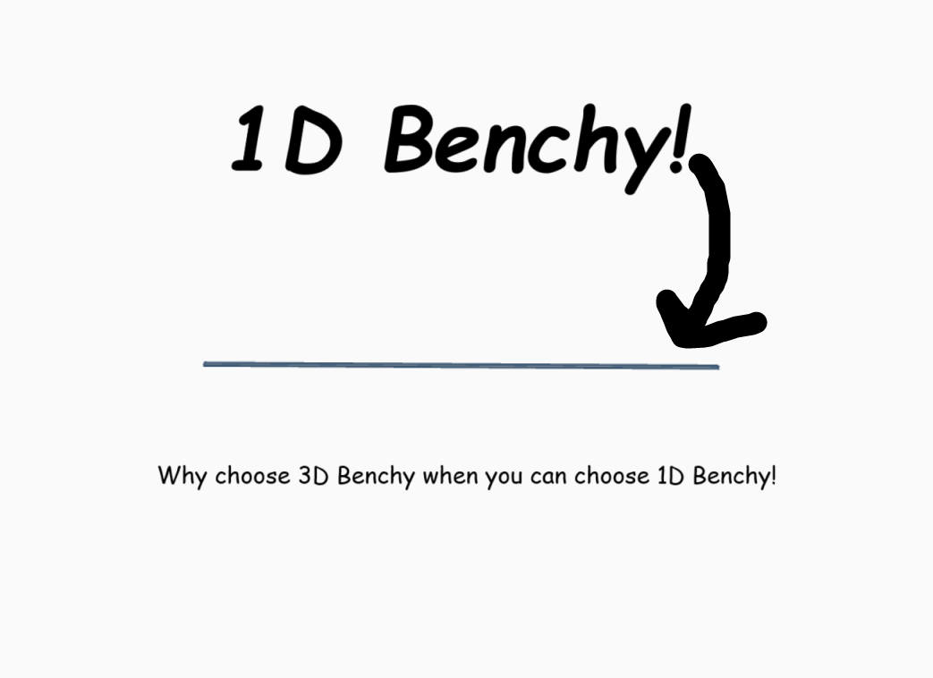 1D Benchy