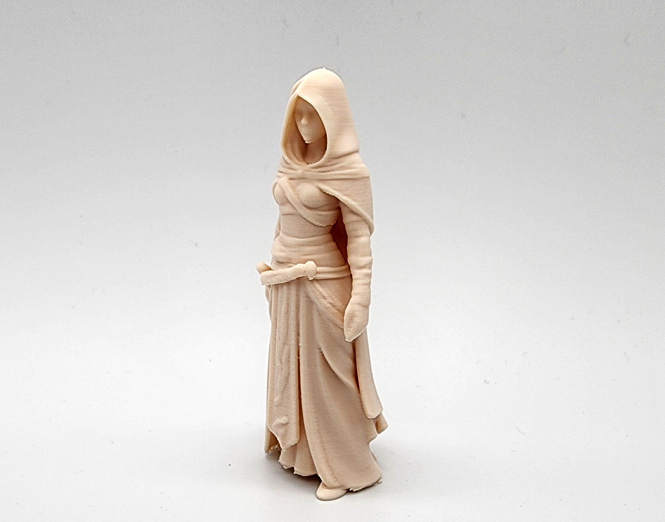 Hooded Female Assassin Miniature — miniatura 2